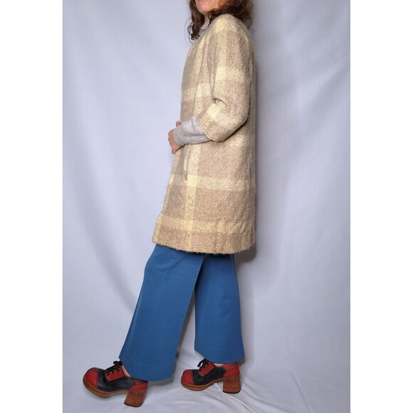 LILLI ANN Wool Knit Jacket Coat 60s 70s Lilli Ann San Francisco Tisse a Paris XS - Picture 6 of 9